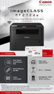 Canon laser MF272Dw